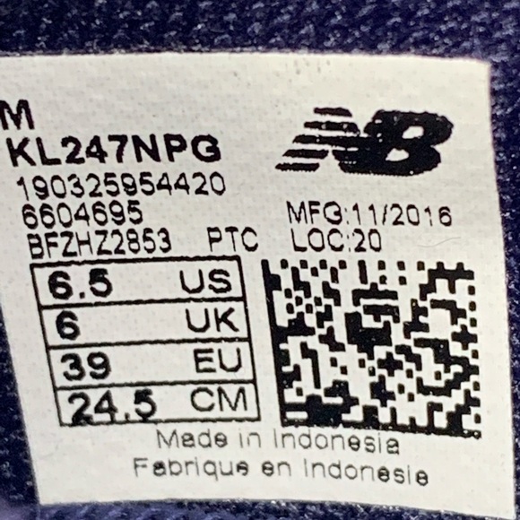 🆕 New Balance 247 Classic Sneakers - Navy/Pink - Picture 8 of 8